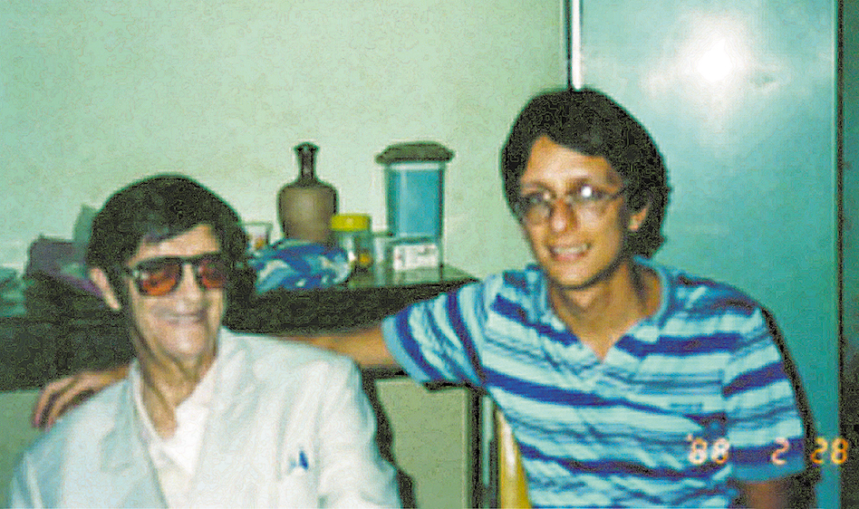 Chico Xavier e Geraldo Lemos Neto